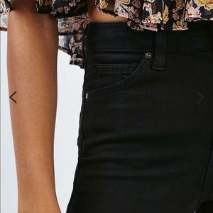 NWT Topshop black Jamie jeans